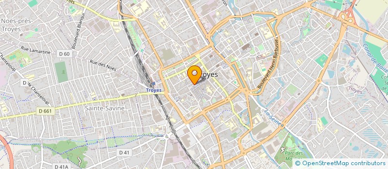 localisation de l'entreprise BLVD ZOLA  TROYES