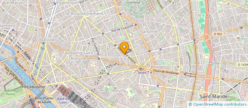 localisation de l'entreprise BLVTR  PARIS