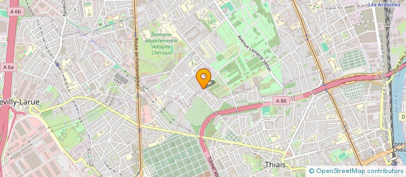 localisation de l'entreprise BLW TRANSPORT  VITRY-SUR-SEINE