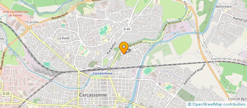 localisation de l'entreprise BLYC à CARCASSONNE