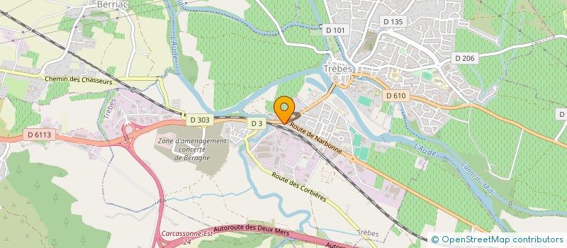 localisation de l'entreprise BLYHD à TREBES