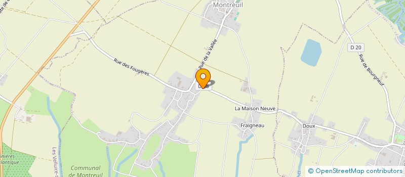 localisation de l'entreprise BLYM à MONTREUIL