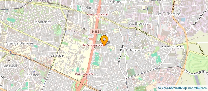 localisation de l'entreprise BLYON SERVICE  BRON