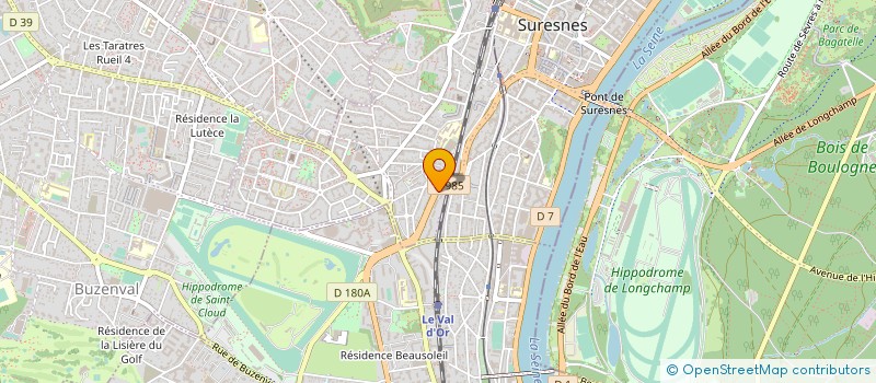 localisation de l'entreprise BLYSS à SURESNES