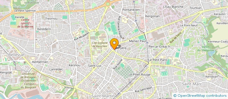 localisation de l'entreprise BM 113  BREST