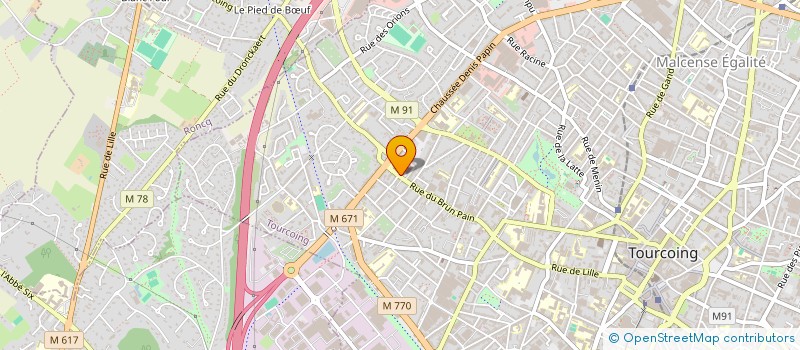 localisation de l'entreprise BM 222  TOURCOING