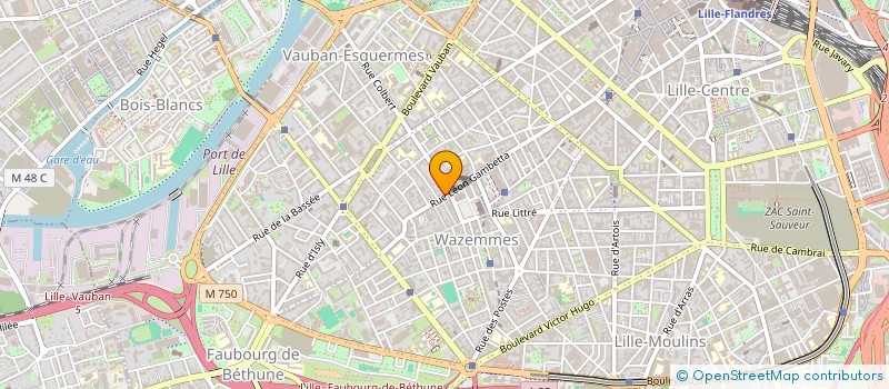 localisation de l'entreprise BM 370  LILLE