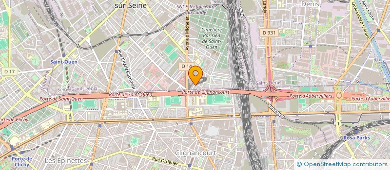 localisation de l'entreprise BM à SAINT-OUEN-SUR-SEINE