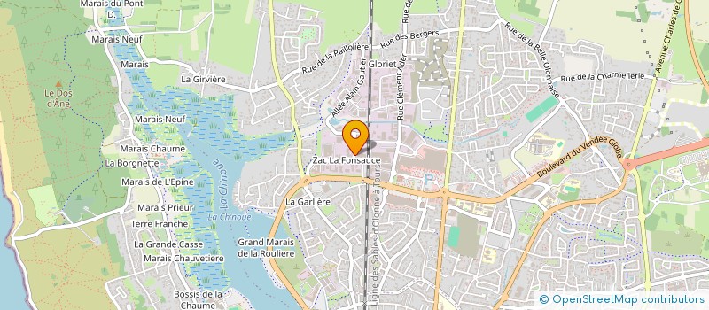 localisation de l'entreprise BM 3D LS à LES SABLES D'OLONNE