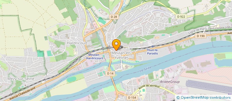 localisation de l'entreprise BM  MEULAN-EN-YVELINES