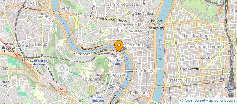 localisation de l'entreprise BM à LYON