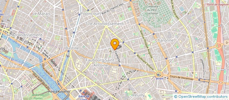 localisation de l'entreprise BM  PARIS