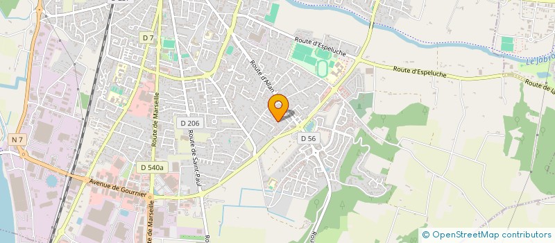 localisation de l'entreprise BM à MONTELIMAR