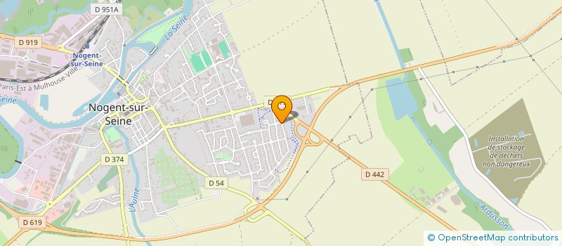 localisation de l'entreprise BM  NOGENT-SUR-SEINE