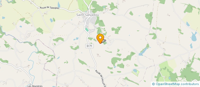 localisation de l'entreprise BM 57  LE BAS SEGALA