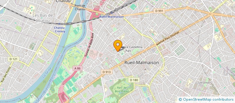 localisation de l'entreprise BM 78 à RUEIL-MALMAISON