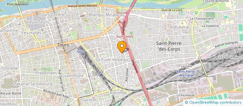 localisation de l'entreprise BM  TOURS