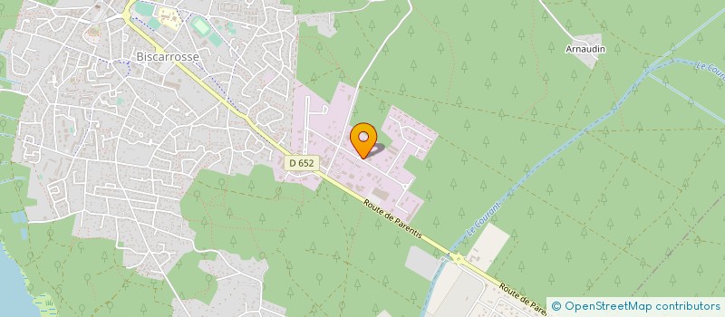 localisation de l'entreprise BM  BISCARROSSE