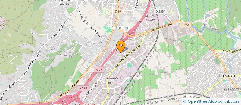 localisation de l'entreprise BM 83 à LA FARLEDE