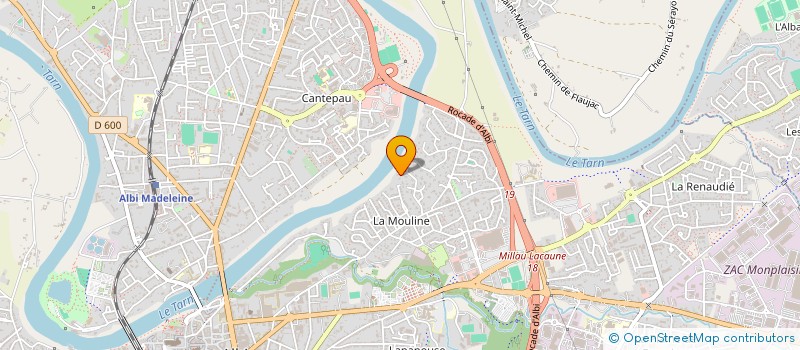 localisation de l'entreprise BM à ALBI