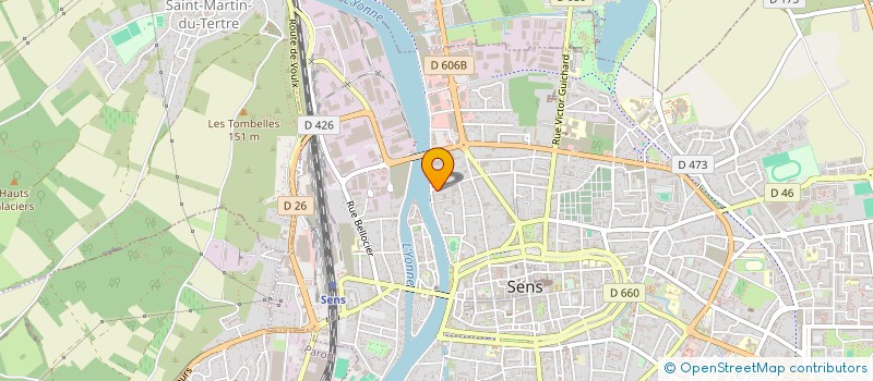 localisation de l'entreprise BM 89 à SENS