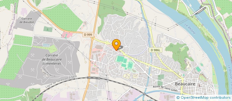 localisation de l'entreprise BM  BEAUCAIRE