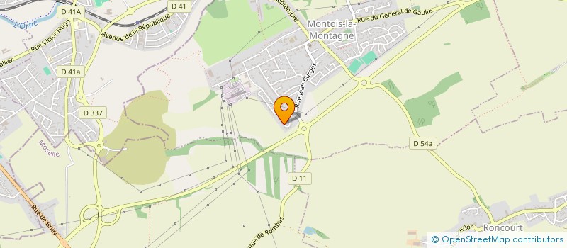 localisation de l'entreprise BM  MONTOIS-LA-MONTAGNE