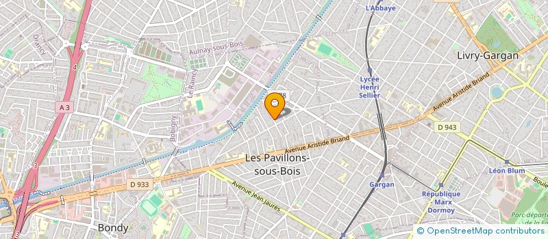 localisation de l'entreprise BM à LES PAVILLONS-SOUS-BOIS