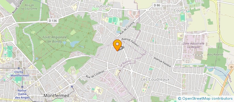 localisation de l'entreprise BM  MONTFERMEIL