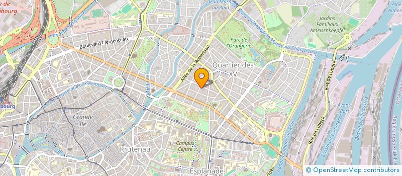 localisation de l'entreprise BM à STRASBOURG