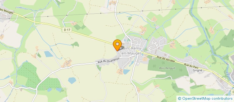 localisation de l'entreprise BM à MONTREVAULT-SUR-EVRE