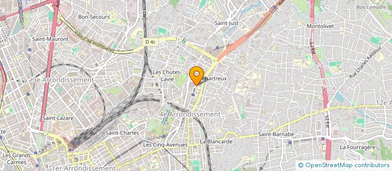 localisation de l'entreprise BM à MARSEILLE