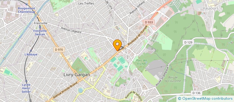 localisation de l'entreprise BM à LIVRY-GARGAN