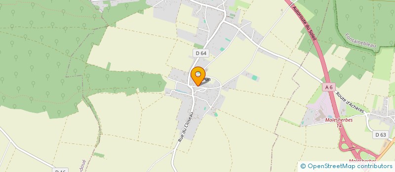 localisation de l'entreprise BM  ACHERES-LA-FORET