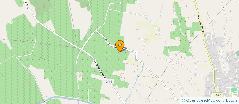 localisation de l'entreprise BM AGRI à ST GILLES