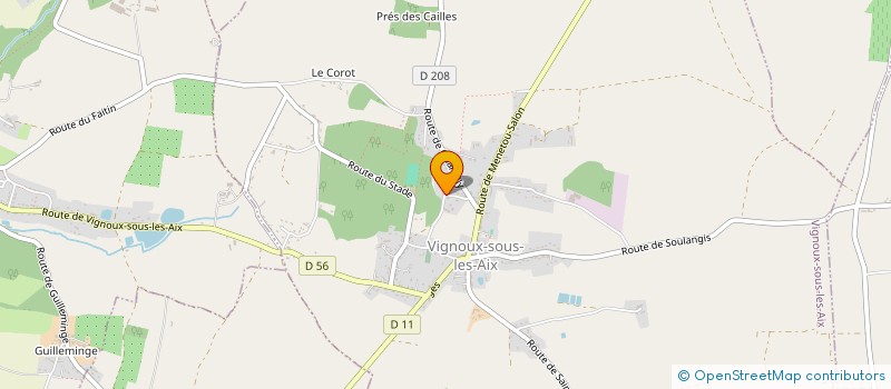 localisation de l'entreprise BM AGRI VITI VINI  VIGNOUX-SOUS-LES-AIX