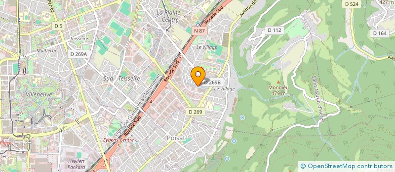 localisation de l'entreprise BM ASSOCIES  SAINT-MARTIN-D'HERES