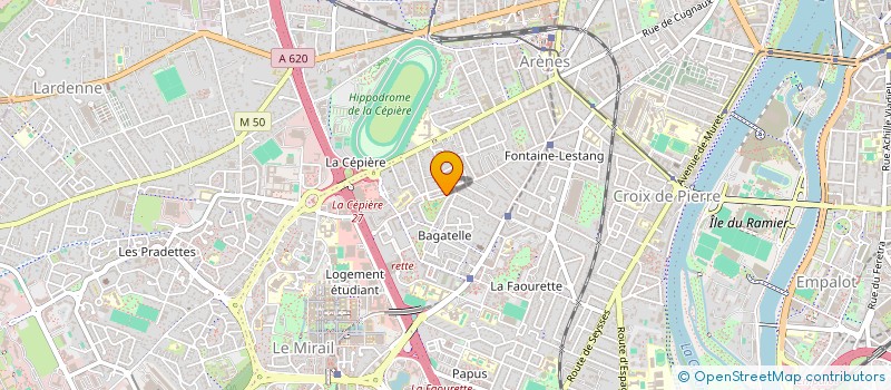 localisation de l'entreprise BM ATIMENT  TOULOUSE