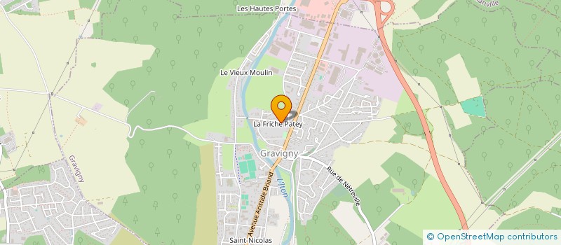 localisation de l'entreprise BM AUTO 27 à GRAVIGNY