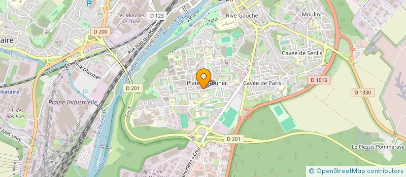 localisation de l'entreprise BM AUTO  CREIL