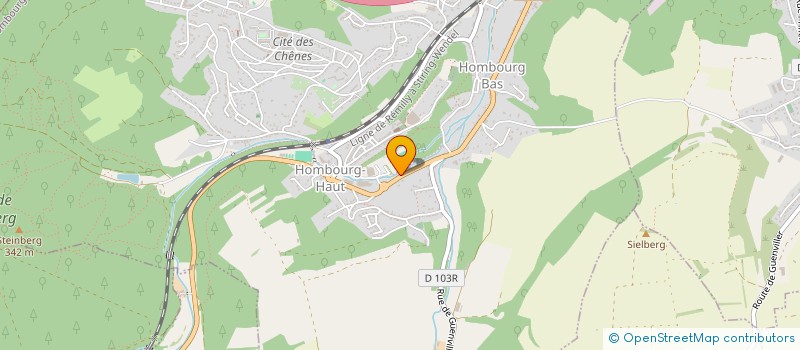 localisation de l'entreprise BM AUTO  HOMBOURG-HAUT