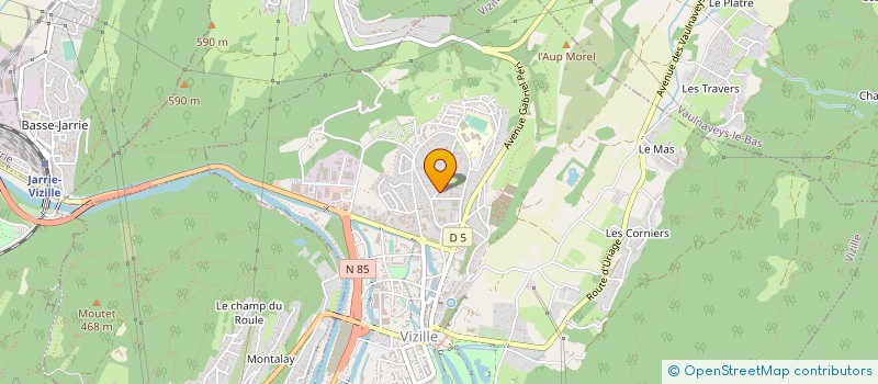 localisation de l'entreprise BM AUTO  VIZILLE