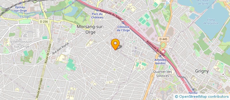 localisation de l'entreprise BM AUTO SERVICES à MORSANG-SUR-ORGE