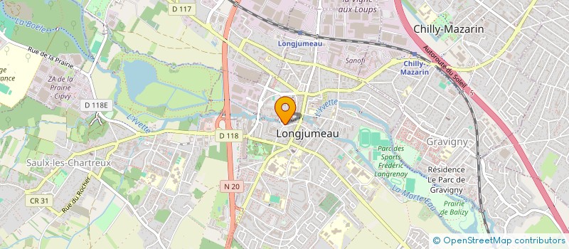 localisation de l'entreprise BM BAT à LONGJUMEAU