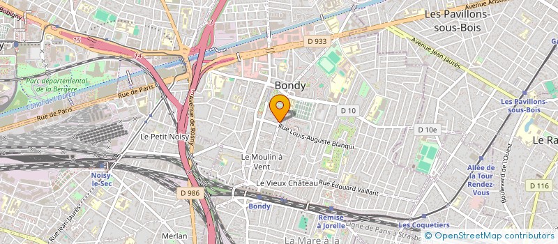localisation de l'entreprise BM BAT à LES PAVILLONS-SOUS-BOIS