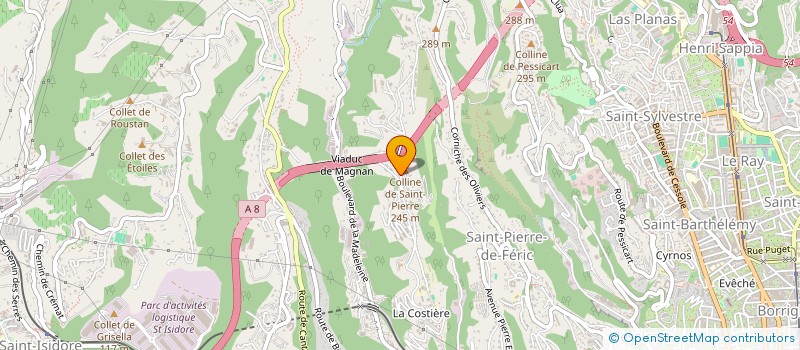 localisation de l'entreprise BM BAT  NICE