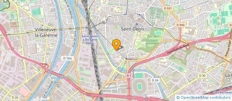 localisation de l'entreprise BM BAT  SAINT-DENIS