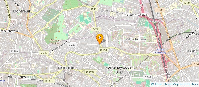 localisation de l'entreprise BM-BAT  FONTENAY-SOUS-BOIS