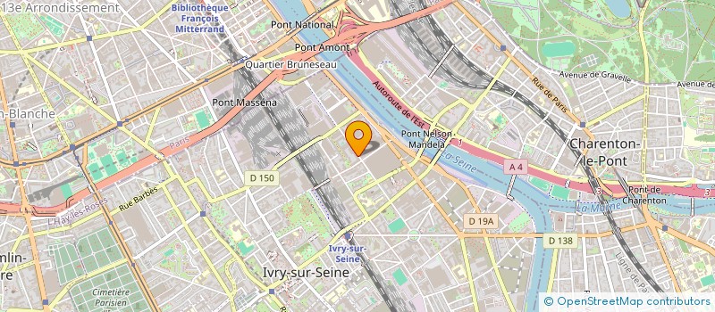 localisation de l'entreprise BM BATI RENOV à IVRY-SUR-SEINE