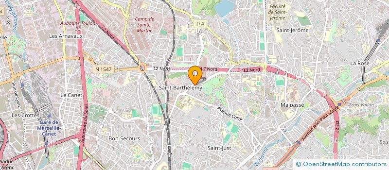 localisation de l'entreprise BM BEAUTY à MARSEILLE